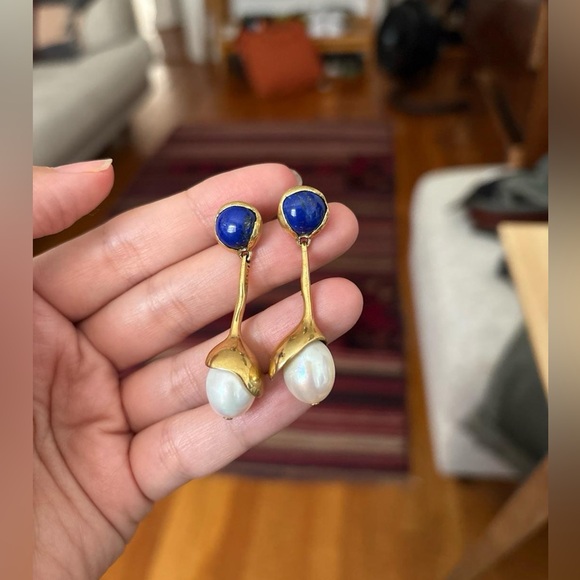 Farris earrings lapis - Picture 1 of 4